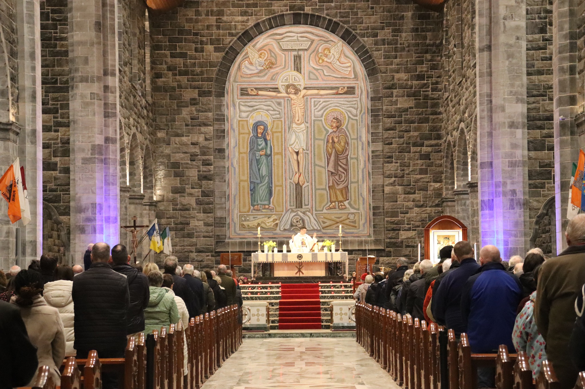 An interior view of the Galway Cathedral