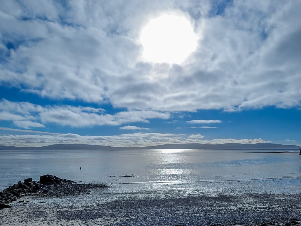 A view of the Salthill Beach.