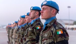 Irish soldiers on peacekeeping duty under triple lock neutrality