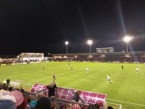 Eamonn Deacy Park as Galway United FC defeat Cork City 2-1