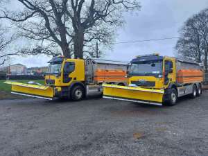 Galway County Council gritters preparing for winter operations.